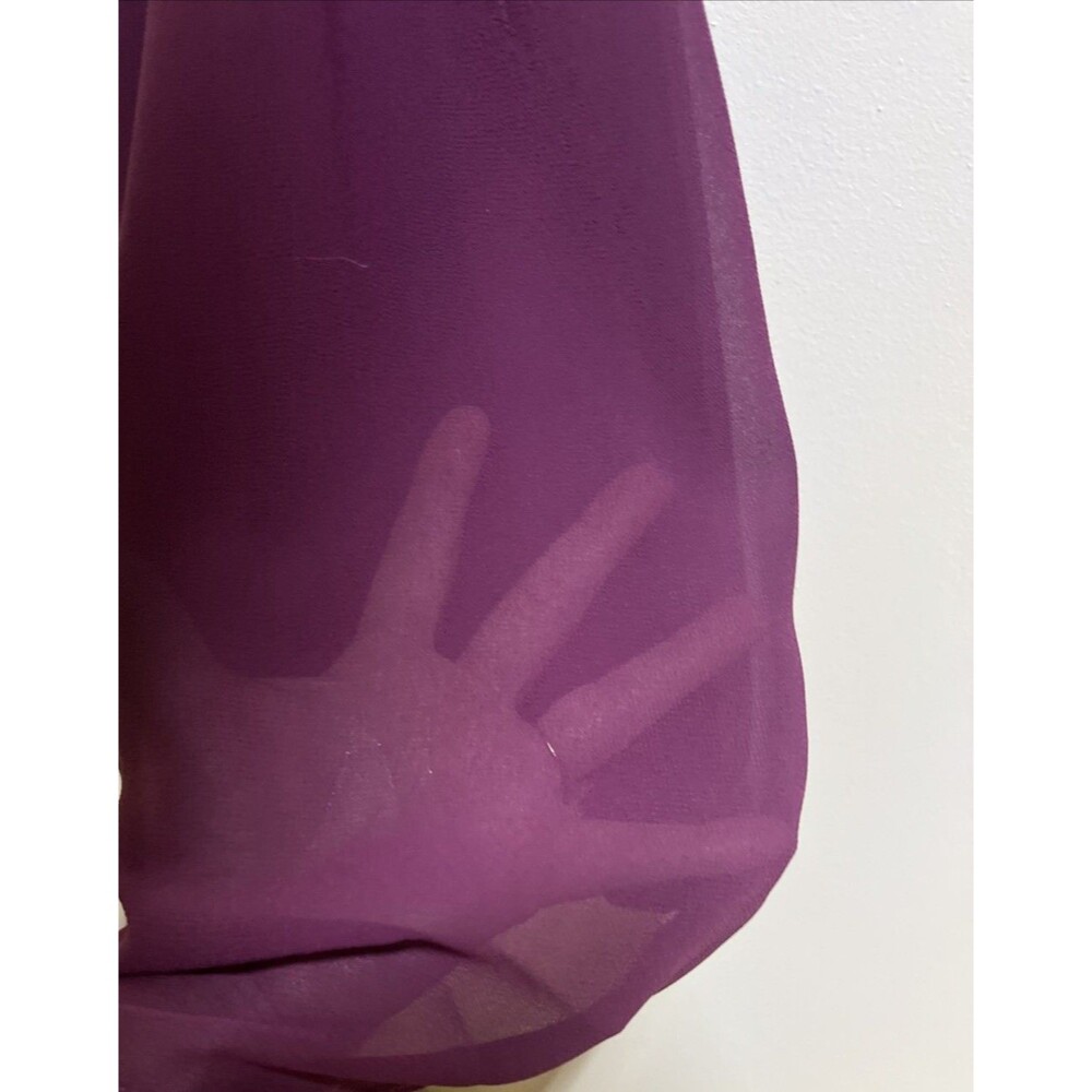 Lori Ann Montreal Formal Dress Long Maxi Burgundy Women's SIze 16 A Line - Picture 6 of 9